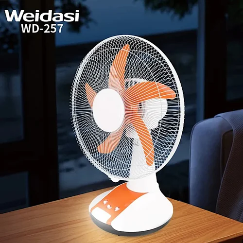 پنکه رومیزی شارژی برقی ویداسی مدل WD-257