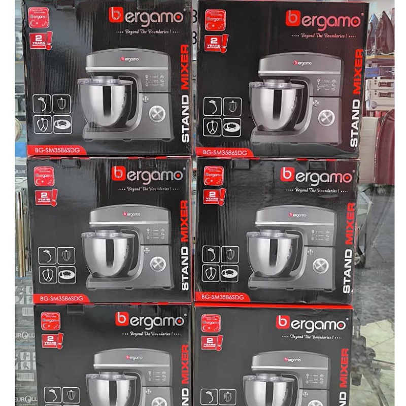 همزن حرفه ای برگامو مدل BG-SM3586SDG ظرفیت ۷ لیتر