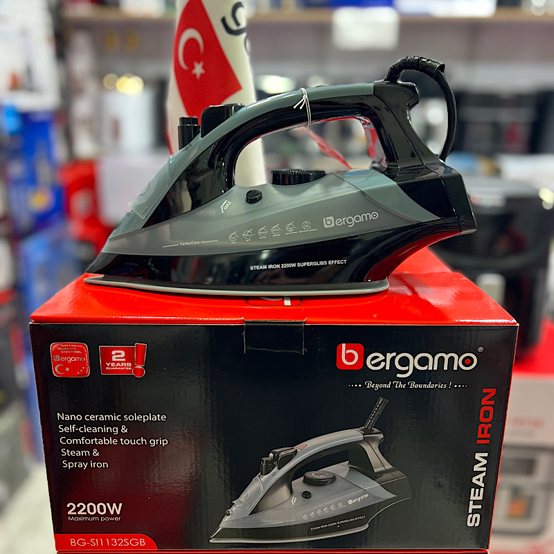 اتو بخار برگامو مدل BG-SI11۳۲SBW